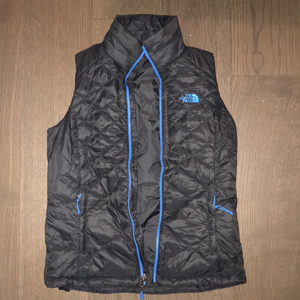 Grey North Face vest